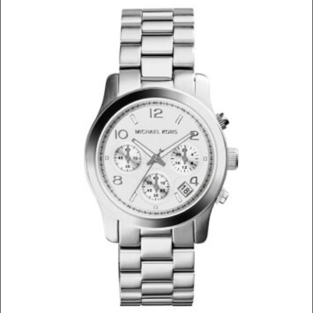 ‼️SALE‼️MICHAEL KORS SILVER WATCH
